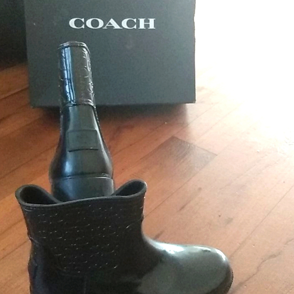 Coach rain boot